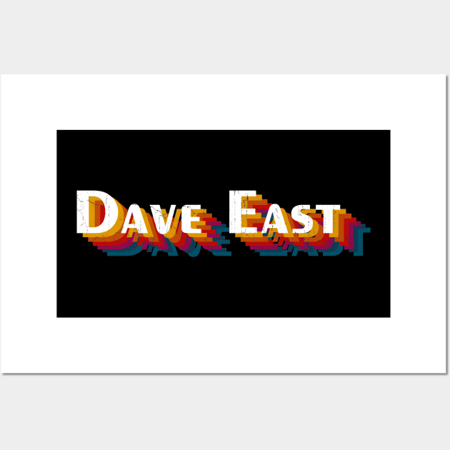 retro vintage Dave East Wall Art by TulenTelan